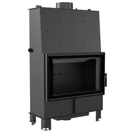 Kominki wolnostojące - Kratki.pl Marek Bal Kominek z płaszczem wodnym LUCY 16 kW  200 podwójna szyba czarny LUCY/PW/16/W/DG/BLACK - miniaturka - grafika 1