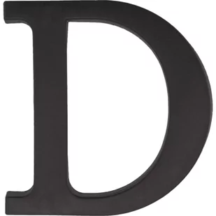 Litera plastikowa "D" czarna 90 mm - Numery na dom - miniaturka - grafika 1