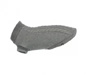 Ubranka dla psów - Trixie Kenton pulower, szary, M: 45 cm - miniaturka - grafika 1