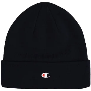 Czapka zimowa Champion Beanie Cap 806065 granatowy - Czapki męskie - miniaturka - grafika 1