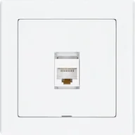 Gniazdka elektryczne - Gniazdo internetowe LAN RJ45 8-PIN JOWISZ biały - miniaturka - grafika 1