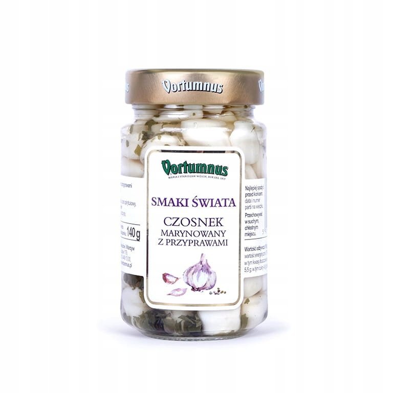 Vortumnus Czosnek marynowany z przyprawami 230g