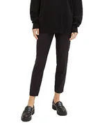 Spodnie damskie - TOM TAILOR Spodnie damskie, 14482 – Deep Black, 36W / 28L - miniaturka - grafika 1
