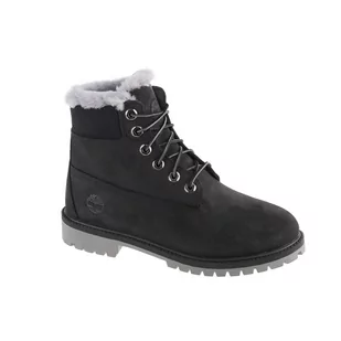 Trapery chłopięce, Timberland Premium 6 IN WP Shearling Boot Jr - Buty dla chłopców - miniaturka - grafika 1