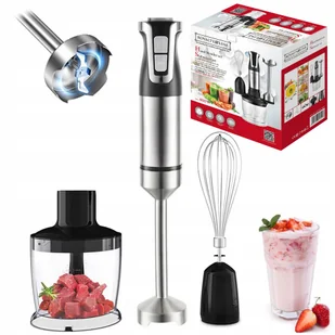 Blender Ręczny Mikser Wielofunkcyjny Zestaw Turbo Malakser 800W Robot 3w1 - Blendery ręczne - miniaturka - grafika 1