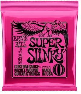 Ernie Ball Super Slinky Nickel Wound 9-42 - Struny gitarowe  - miniaturka - grafika 1