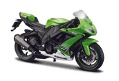 Samochody i pojazdy dla dzieci - Maisto, model kolekcjonerski Kawasaki Ninja Zx-10R Z Podstawką 1/18 - miniaturka - grafika 1