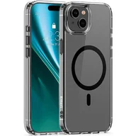 Etui i futerały do telefonów - Etui ETTERI Color Mag do Apple iPhone 13 Przezroczysty-czarny - miniaturka - grafika 1