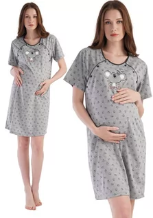 Piżamy ciążowe - Koszula do Karmienia Vienetta L ciążowa na guziki - grafika 1