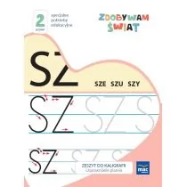 Zdobywam świat Zeszyt do kaligrafii Poziom 2 - Podręczniki dla szkół podstawowych - miniaturka - grafika 1