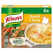 Buliony i przyprawy w kostkach - Knorr Rosół z kury 6 x 10 g - miniaturka - grafika 1