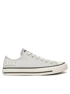 Trampki damskie - Converse Trampki Chuck Taylor All Star Crafted Laces A12579C Szary - miniaturka - grafika 1