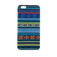Etui i futerały do telefonów - Materiałowe etui na telefon komórkowy Apple iPhone 6 / 6s Cover Bumper Shell Blue - miniaturka - grafika 1