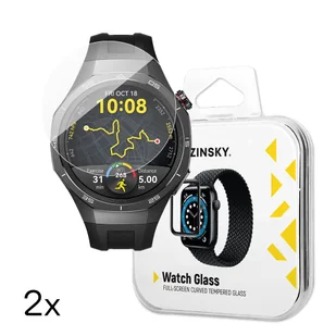 Szkło hartowane Wozinsky Full Glue do Huawei Watch GT 5 / GT 5 Pro / GT 4 / GT 4 Pro / GT 3 / GT 3 Pro 42mm (2 szt.) - Akcesoria do smartwatchy - miniaturka - grafika 1