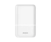 Powerbanki - Deltaco 1902121 bank mocy 10000 mAh Biały - miniaturka - grafika 1
