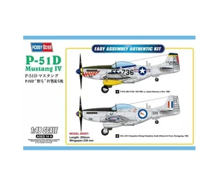 Hobby Boss P-51D Mustang IV Fighter GXP-588031 - Kolekcjonerskie modele pojazdów - miniaturka - grafika 2