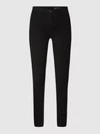 Spodnie damskie - Jeansy o kroju skinny fit z barwionego denimu - miniaturka - grafika 1