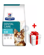 Sucha karma dla psów - HILL'S PD Prescription Diet Canine t/d Mini Dental Care 3kg + niespodzianka dla psa GRATIS! - miniaturka - grafika 1