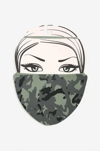 Maseczka Ochronna Wielorazowa z Nadrukiem Moro Marilyn - MARILYN - Maseczki ochronne i antywirusowe - miniaturka - grafika 1