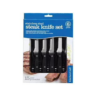 Kitchen Craft Komplet noży do steków MCSTEAK2 (KCSTEAK6) - Noże kuchenne - miniaturka - grafika 1
