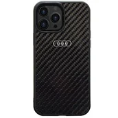 Etui i futerały do telefonów - Audi Carbon Fiber iPhone 14 Pro Max 6.7" czarny/black hardcase AU-TPUPCIP14PM-R8/D2-BK - miniaturka - grafika 1