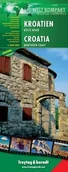 Atlasy i mapy - Freytag&amp;Berndt Chorwacja Wybrzeże Północne mapa z przewodnikiem 1:200 000 - miniaturka - grafika 1