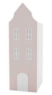 Różowa szafa domek G5-K04 - Szafy i szafki dla dzieci - miniaturka - grafika 1