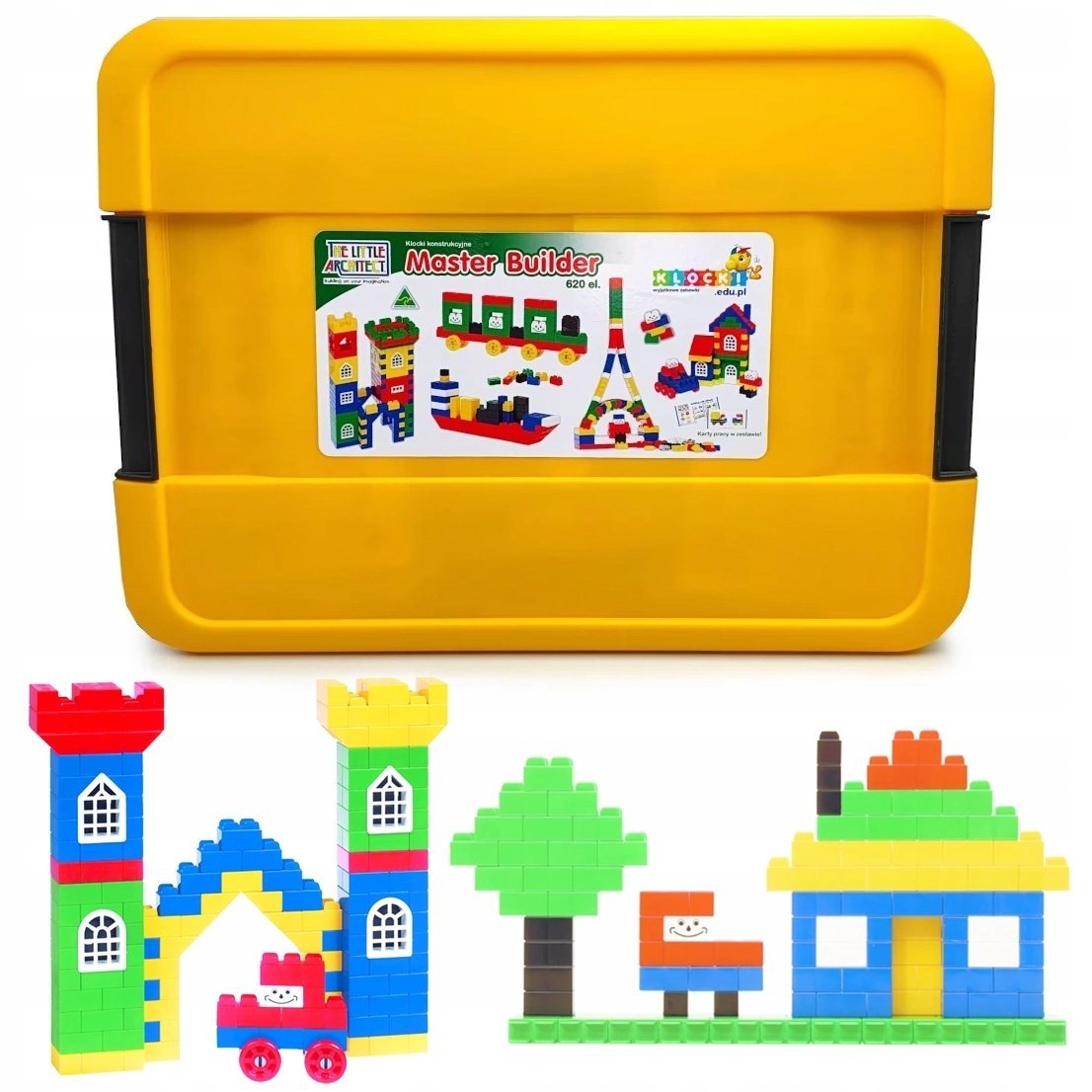 Klocki konstrukcyjne Little Architect Master Builder 620 el. kreatywne 4+