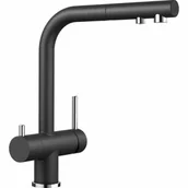 Baterie kuchenne - Blanco Fontas-S II Antracyt bateria zlewozmywakowa z wyciąganą wylewką Silgranit-Look 525200 - miniaturka - grafika 1