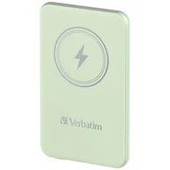 Powerbanki - Verbatim Powerbank indukcyjny `n` Go 15W5000mAh Wireless Magnetic zielony/green 32241 - miniaturka - grafika 1