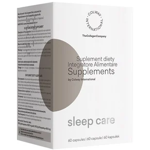 Colway, Sleep Care, Suplement Diety Na Sen Z Melisą, Melatoniną i Kozłkiem Lekarskim, 60 Kaps. - Suplementy naturalne - miniaturka - grafika 1