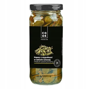 Kapary z szypułkami w zalewie octowej 690g - Cook Premium jakość - Pasztet i przetwory mięsne Kapary z szypułkami w zalewie octowej 690g - Cook Premium jakość - Pasztet i przetwory mięsne - miniaturka - grafika 1