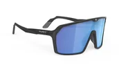 Okulary sportowe - RUDY PROJECT Okulary przeciwsłoneczne SPINSHIELD black matte / multilaser blue - miniaturka - grafika 1