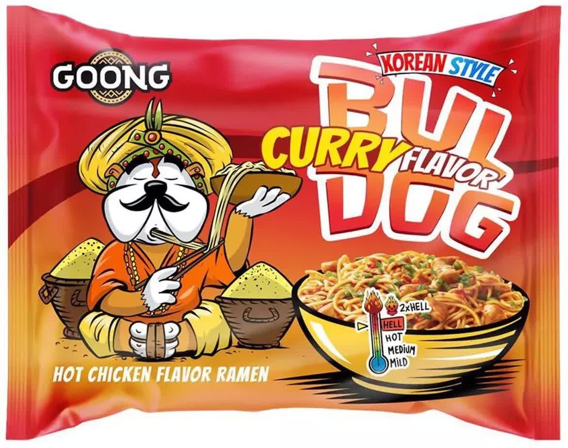 GOONG 117G BULDOG CURRY ZUPA BŁYSKAWICZNA NUDLE