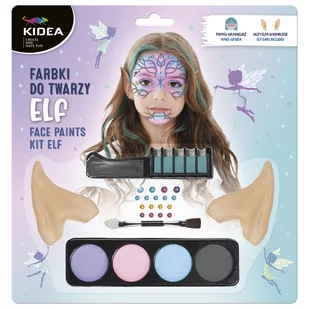 Farbki do twarzy + elfie uszy - Przybory szkolne - miniaturka - grafika 1