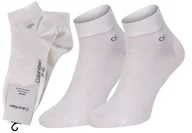 Skarpetki męskie - CALVIN KLEIN SKARPETY SKARPETKI STOPKI 2 PARY WHITE 701218706 002 - Rozmiar: 39-42 - miniaturka - grafika 1