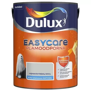 Dulux Farba Dulux Easy Care- Najpopularniejszy Szary, 5l - Farby zewnętrzne - miniaturka - grafika 1