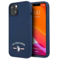 Etui i futerały do telefonów - U.S POLO ASSN. Silicone Logo Etui na iPhone 13 (granatowy) USHCP13MSFGV - miniaturka - grafika 1