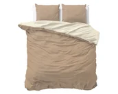 Pościel - Kpl 240x220 TWIN FACE brąz miktoperkal - miniaturka - grafika 1