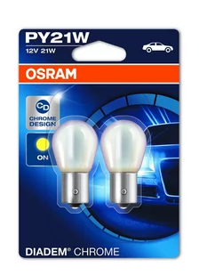 OSRAM PY21W 12V 21W BAU15s DIADEM CHROME - Żarówki samochodowe - miniaturka - grafika 1
