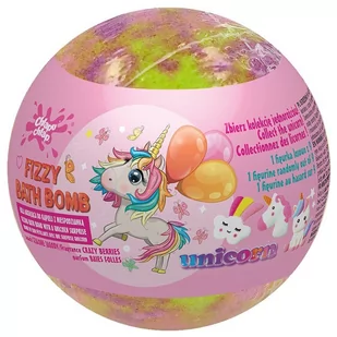 CHLAPU CHLAP Musująca Kula do kąpieli z niespodzianką Unicorn - Crazy Berries (jagoda) 1szt - Kosmetyki do kąpieli - miniaturka - grafika 2