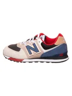 Trampki damskie - New Balance Sneakersy w kolorze beżowo-granatowo-czerwonym - miniaturka - grafika 1