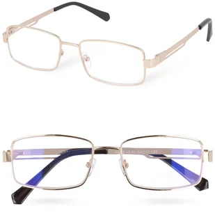 Okulary korekcyjne BLUE VISION GOLD +2,50 - Okulary korekcyjne, oprawki, szkła - miniaturka - grafika 1