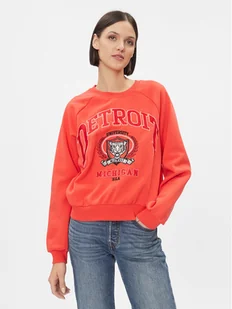 ONLY Bluza 15307949 Czerwony Regular Fit - Bluzy damskie - miniaturka - grafika 1