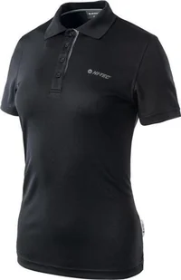 Hi-Tec POLO T-SHIRT LADY SITE BLACK/SILVER XL - Koszulki i topy damskie - miniaturka - grafika 1