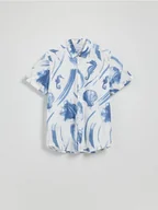 Koszule męskie - Reserved - Wzorzysta koszula regular fit - wielobarwny - miniaturka - grafika 1