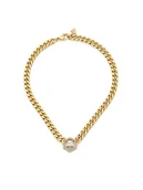 Naszyjniki - Guess Naszyjnik JUBN06 185JW Złoty - miniaturka - grafika 1