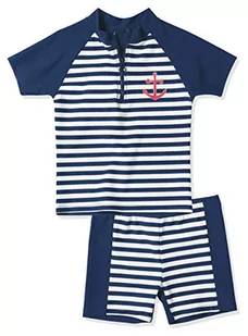 Playshoes Zestaw kąpielowy dla dzieci, ochrona przed promieniowaniem UV, Maritim, 171 - granatowy/biały, 86-92 - Kąpielówki dla chłopców - miniaturka - grafika 1