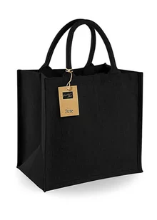 Eko torba z juty na zakupy, w413 Westford Mill, czarna - Torby szkolne - miniaturka - grafika 1
