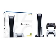 Konsole Playstation - Sony PlayStation 5 z napędem + dodatkowy pad (szary kamuflaż) - miniaturka - grafika 1